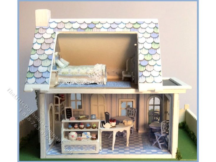 (image for) 1:144 Scale Miniature Blue Sky Cafe Interior Kit