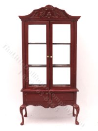 (image for) Miniature As-Is Mirrored Mahogany Display Cabinet