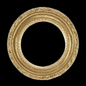 (image for) Dollhouse Scale Model Large Oval Picture Frame