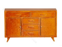 (image for) Miniature Mid Century Modern Sideboard for Dollhouses