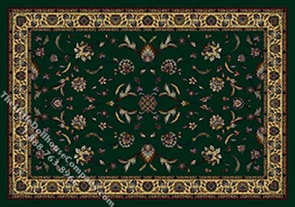(image for) Dollhouse Scale Model Large Sized Traditional Rug