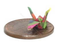 (image for) Miniature Origami Paper Cranes