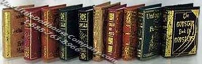(image for) Miniature Reproduction Years 3-6 Hogwarts Books for Dollhouses