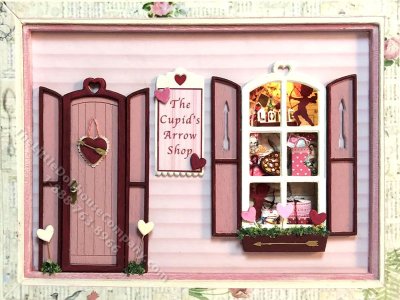 (image for) 1:48 Scale Petite Shop - Cupid's Arrow Shadowbox Kit