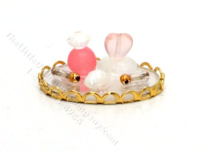 (image for) Miniature Perfume Tray for Dollhouses