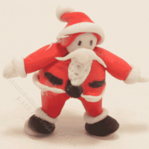 (image for) Miniature Clay Santa Claus