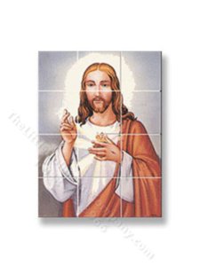 (image for) Dollhouse Scale Model Picture Mosaic Tile