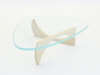(image for) Miniature Noguchi Natural Wood Coffee Table by Warren Richardson