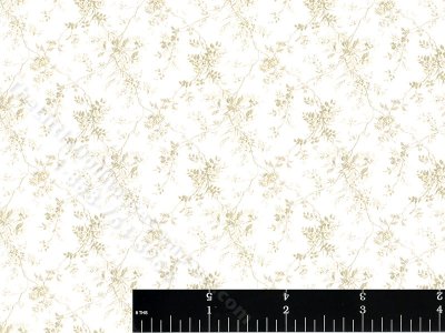 (image for) Green Vine Pattern Wallpaper for Dollhouses
