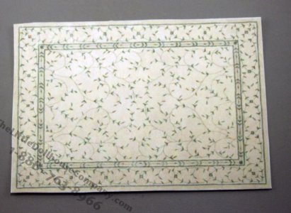 (image for) Small Green on Beige Carpet
