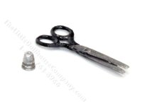 (image for) Miniature Sewing Scissors and Thimble for Dollhouses