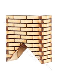 (image for) Dollhouse 45 Degree Peak Chimney, Short