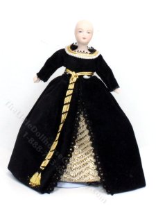 (image for) As-Is Partially Assembled Porcelain Anne Boleyn Doll