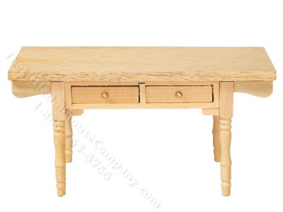 (image for) Miniature Vermont Table for Dollhouses, Unfinished