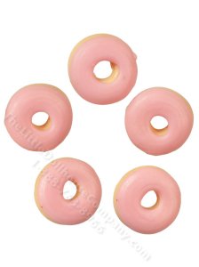 (image for) Miniature Pink Donuts for Dollhouses 1pk