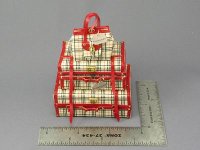 (image for) Dollhouse Scale Model Replica 3 Pc. Burberry Luggage Set