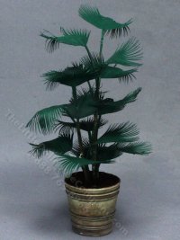 (image for) Miniature Fan Palm in a Pot for Dollhouses