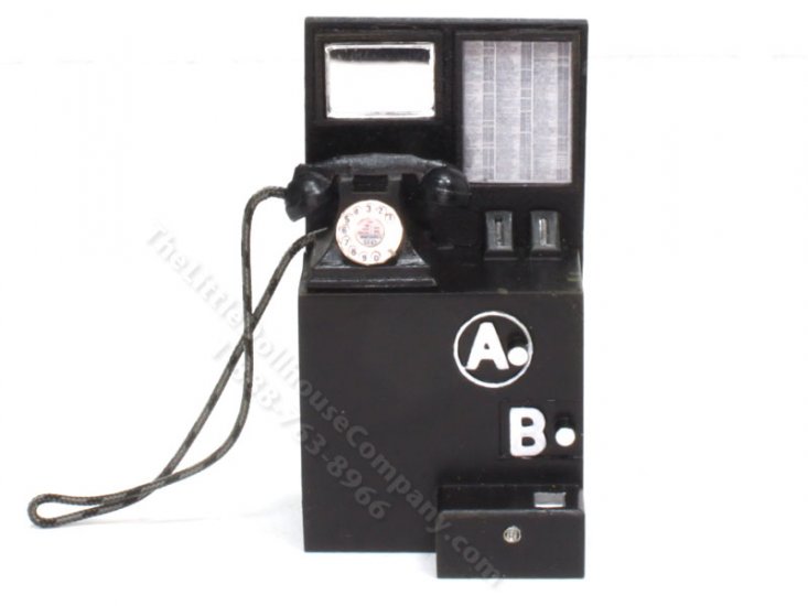 (image for) Miniature Vintage Public Telephone by Jane Woodham
