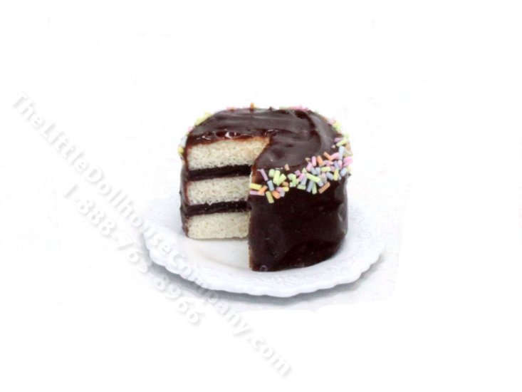 (image for) Miniature Celebration Cake for Dollhouses