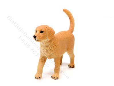 (image for) Miniature Golden Retriever Puppy for Dollhouses