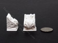 (image for) Miniature Cast Corbel Brackets for Dollhouses (2 pc.)