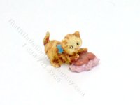 (image for) Miniature Kitten Figurine for Dollhouses