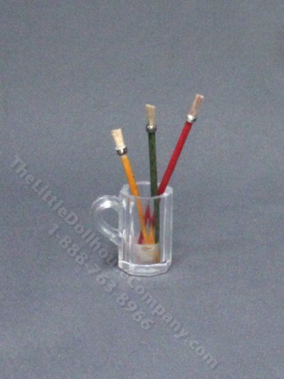 (image for) Miniature Mug of Paint Brushes by Taylor Jade