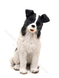 (image for) Miniature Border Collie Dog for Dollhouses