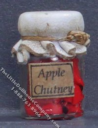 (image for) Miniature Homemade Apple Chutney in Wax Sealed Jar