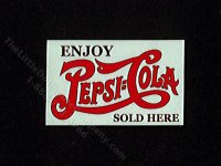 (image for) Miniature Vintage Pepsi Cola Store Sign for Dollhouses