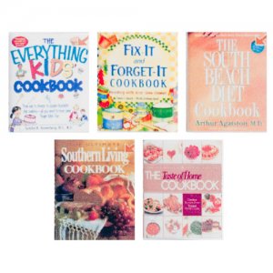 (image for) Miniature Reproduction Cook Books Set 2 for Dollhouses