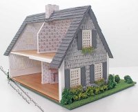 (image for) 1:48 Scale Cape Cod Dollhouse Kit