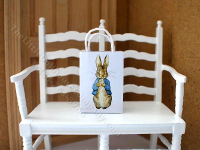 (image for) Miniature Peter Rabbit Paper Bag for Dollhouses