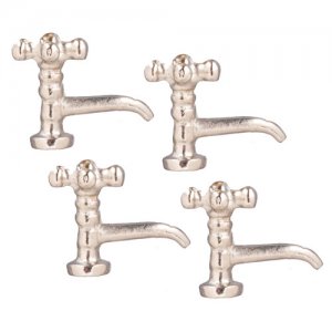 (image for) Miniature 4 Spigots/Faucets in Chorme Finish