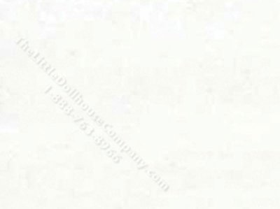 (image for) Dollhouse Scale Model White Carpet 12"x14"