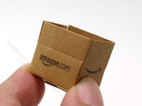 (image for) Miniature Amazon packing box, Brown