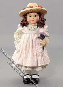 (image for) 1/12 Scale Dottie Resin Doll for Dollhouses