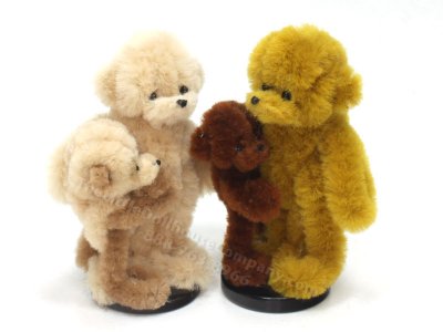 (image for) Miniature Standing Bear and Cub by Sue Wilkes - Shoebutton Bears