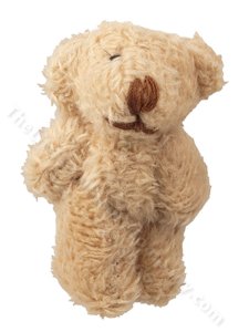(image for) Miniature Stuffed Brown Bear for Dollhouses