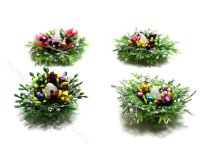 (image for) Miniature Christmas Table Arrangement (1pc/pkg)