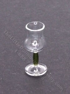 (image for) Miniature Poco Grande Glass with Green Stem