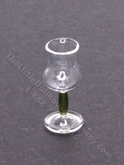 (image for) Miniature Poco Grande Glass with Green Stem
