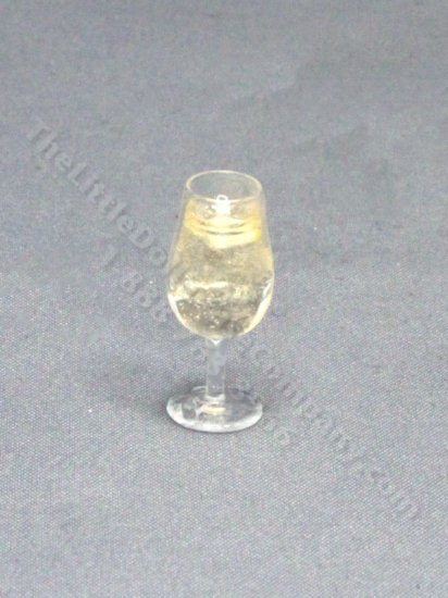 (image for) Miniature White Wine Spritzer for Dollhouses