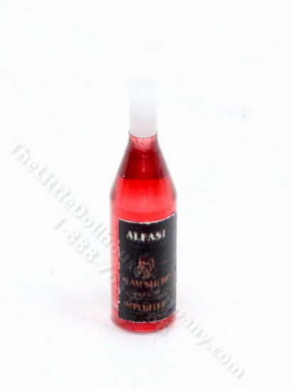 (image for) Miniature Bottle of Alfasi Cream Sherry for Dollhouses