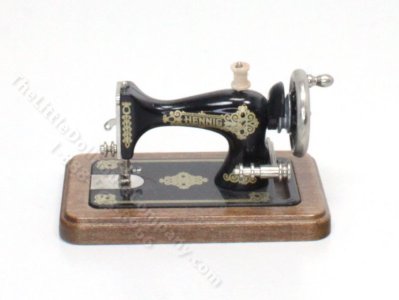 (image for) Miniature Antique Sewing Machine by Bodo Hennig