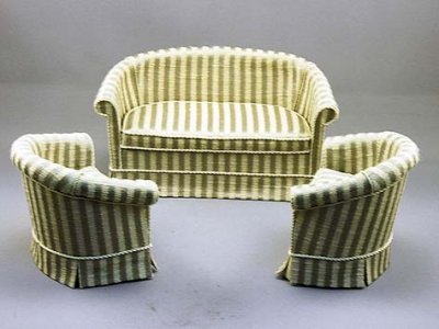 (image for) Dollhouse Miniature Living Room Set by Judith Blondell