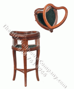 (image for) Miniature 1805 English Tripod Display Table for Dollhouses