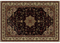 (image for) Dollhouse Scale Model Rectangular Traditional Rug