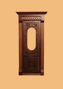 (image for) Miniature Rosemont Single Door, Walnut