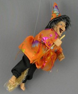 (image for) Witch Riding Her Broomstick